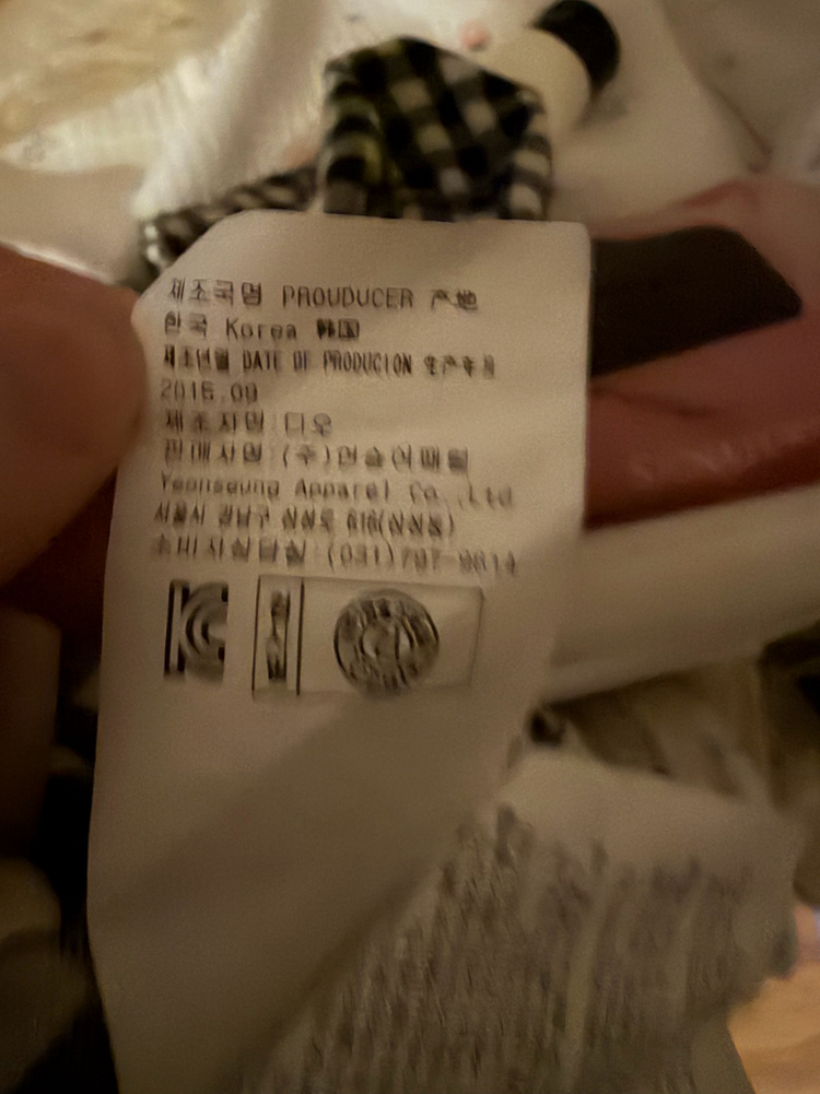 체크 원피스 이미지