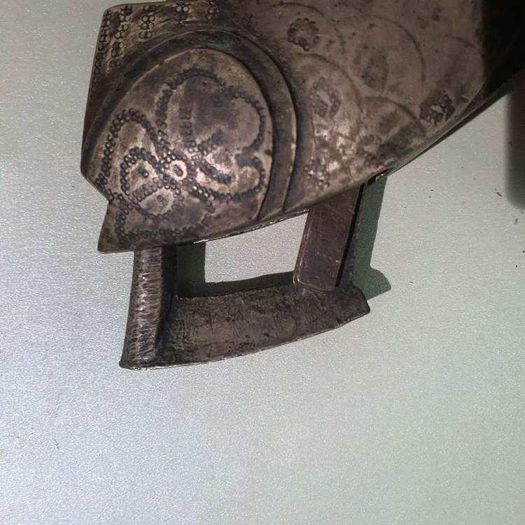 조선시대 붕어 자물통 자물쇠 고가구 백동 이미지