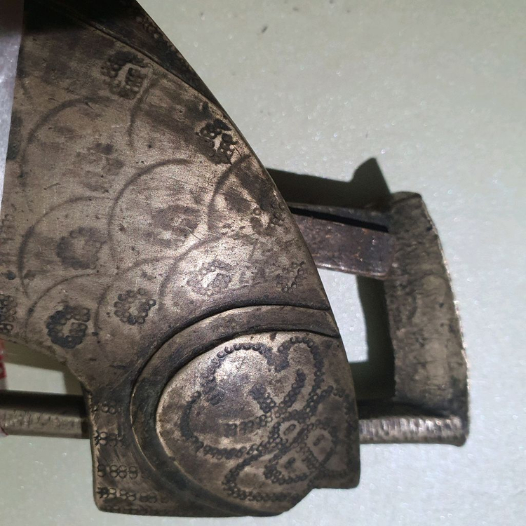 조선시대 붕어 자물통 자물쇠 고가구 백동 이미지