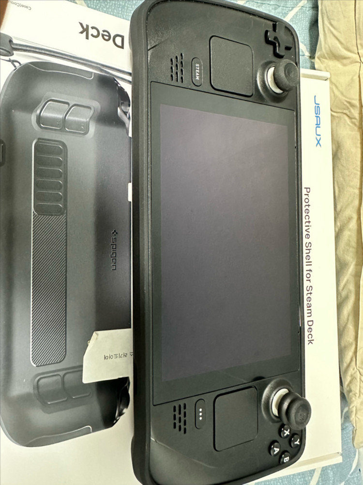 코도모 정발 lcd스팀덱 512기가 버전(2테라교체)+외장메모리512장착 풀셋팅=케이스 다수 및 독 싸게판매 이미지