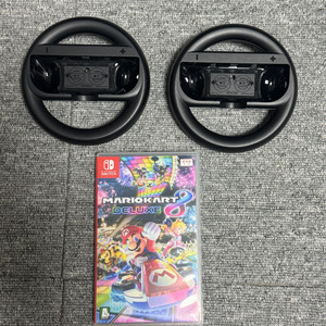 닌텐도 스위치 마리오 카트 8 디럭스 + 닌텐도 정품 핸드 2개 세트 이미지