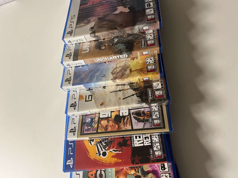 PS5 게임 타이틀 모음 이미지