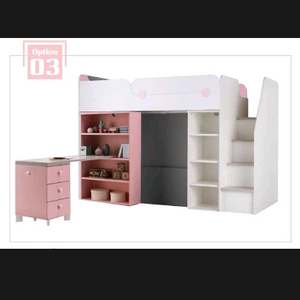 리바트 뉴꼼므 높은벙커침대 책상세트.의자.매트리스.책상유리 이미지