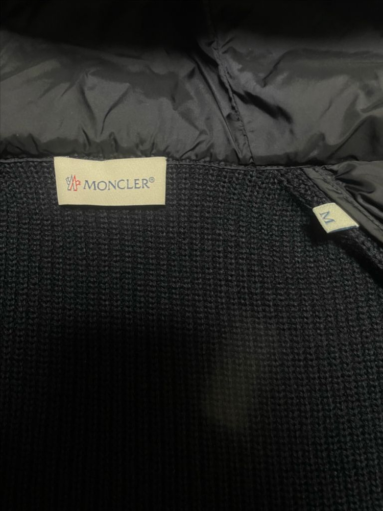 백화점판 새상품급 정품 몽클레어 니트패딩 울 가디건 이미지