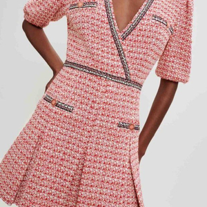 새제품) 마쥬 트위드 원피스 36 이미지