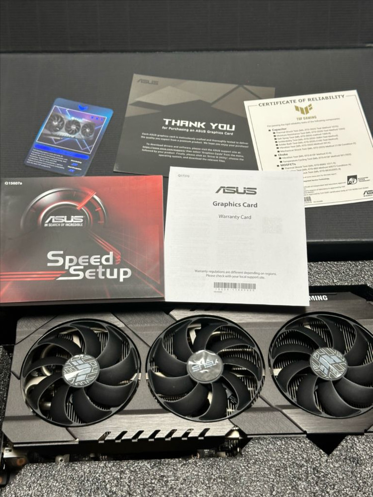 에이수스 TUF Gaming 지포스 RTX 3080 Ti D6X 그래픽카드 12GB 이미지