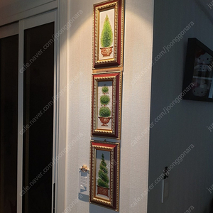 십자수 액자 나무 소나무 십자수액자 #상태 깨끗함# 이미지