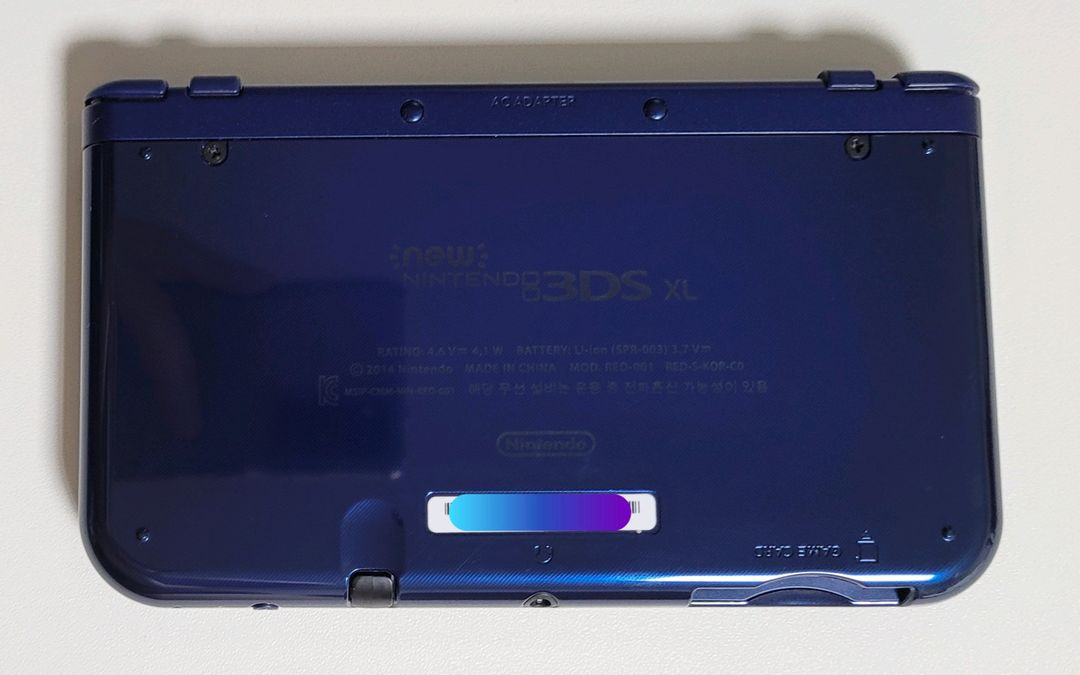 뉴 new 닌텐도 3ds xl 뉴큰다수 메탈릭 블루 이미지