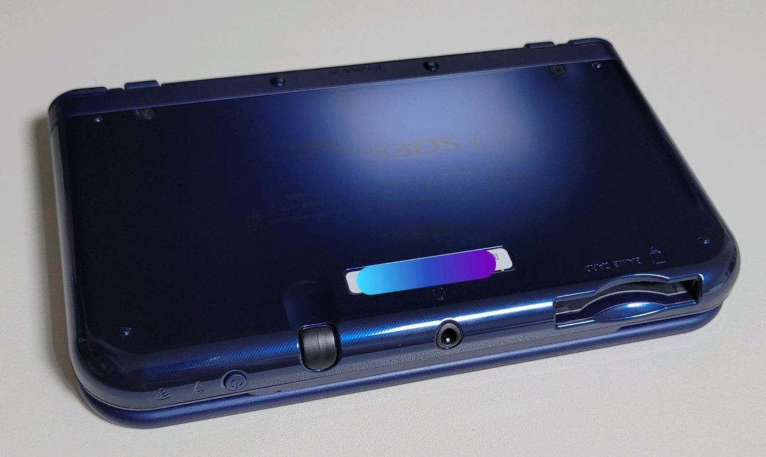뉴 new 닌텐도 3ds xl 뉴큰다수 메탈릭 블루 이미지