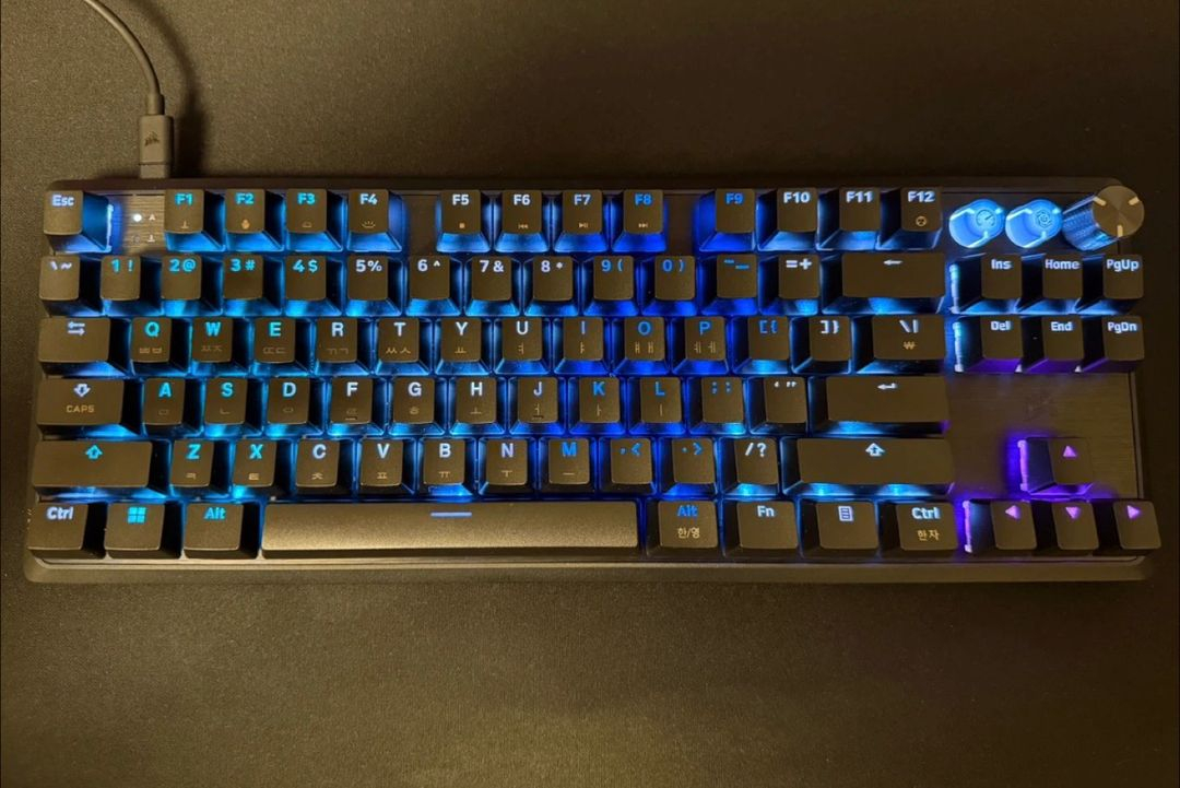 커세어 K70 PRO TKL 래피드 트리거 키보드 (오늘만 이 가격) 이미지