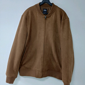 남성 자라 간절기 스웨이드 자켓 (새상품.스판105) 이미지