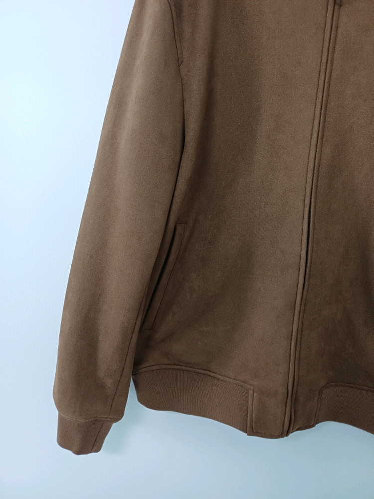 남성 자라 간절기 스웨이드 자켓 (새상품.스판105) 이미지