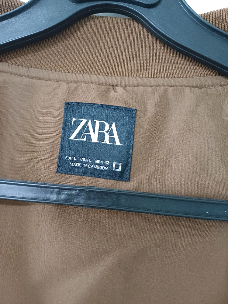 남성 자라 간절기 스웨이드 자켓 (새상품.스판105) 이미지