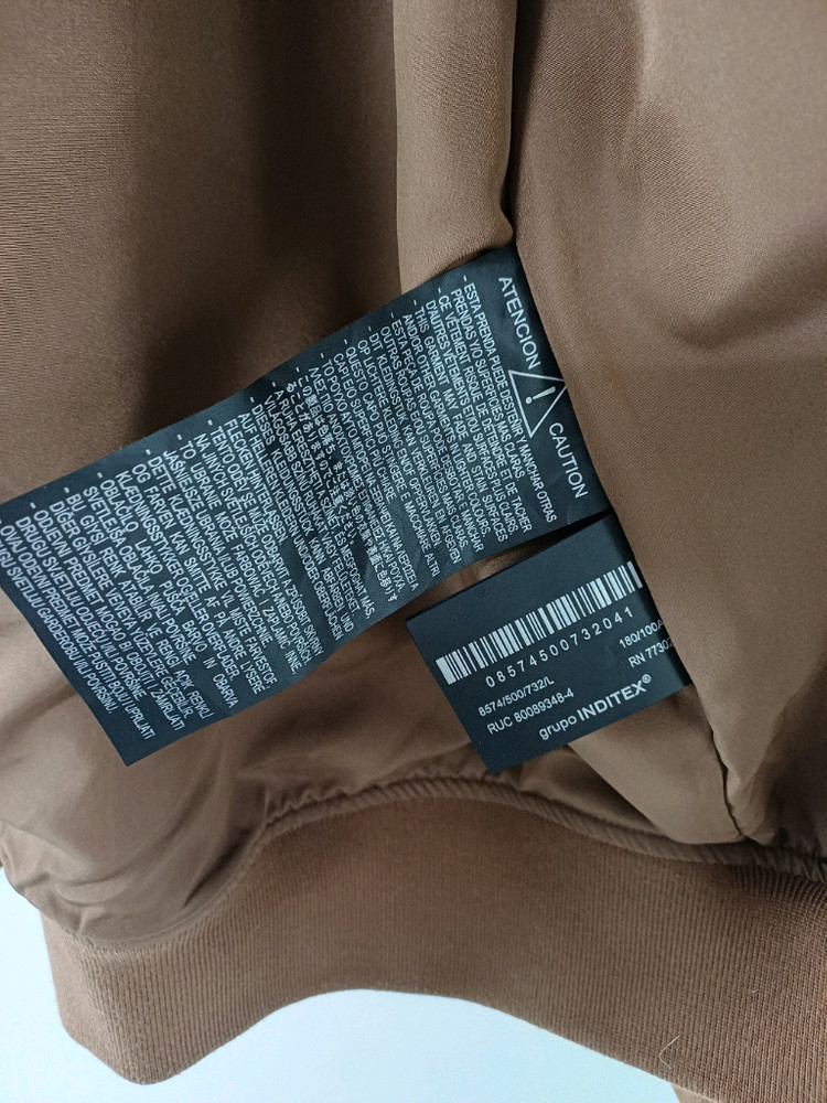 남성 자라 간절기 스웨이드 자켓 (새상품.스판105) 이미지