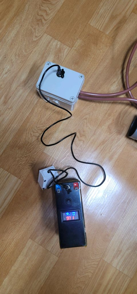 무시동히터 온풍바람 이용 온수시스템 이미지