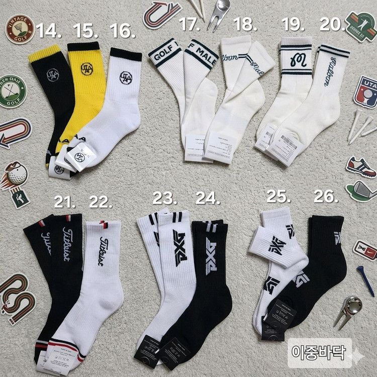 말본 타이틀 pxg 골프양말 (5+1 이벤트!) 이미지