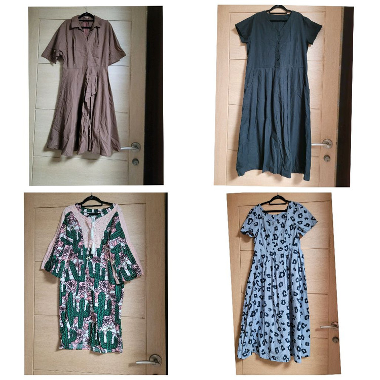 여름 원피스 & 반바지 여성55~66일괄 4만원 이미지