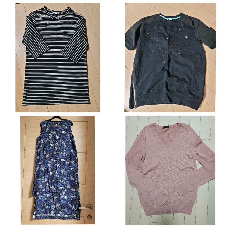 여름 원피스 & 반바지 여성55~66일괄 4만원 이미지