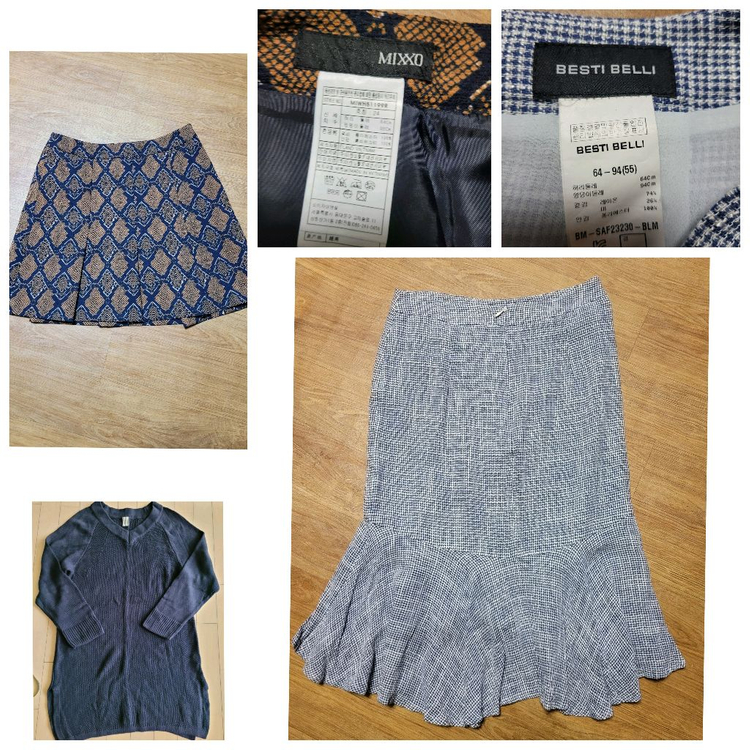 여름 원피스 & 반바지 여성55~66일괄 4만원 이미지