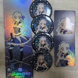 아이엠스타 프리파라 스타파라 브이스퀘어팝업 캔뱃지 판매 이미지