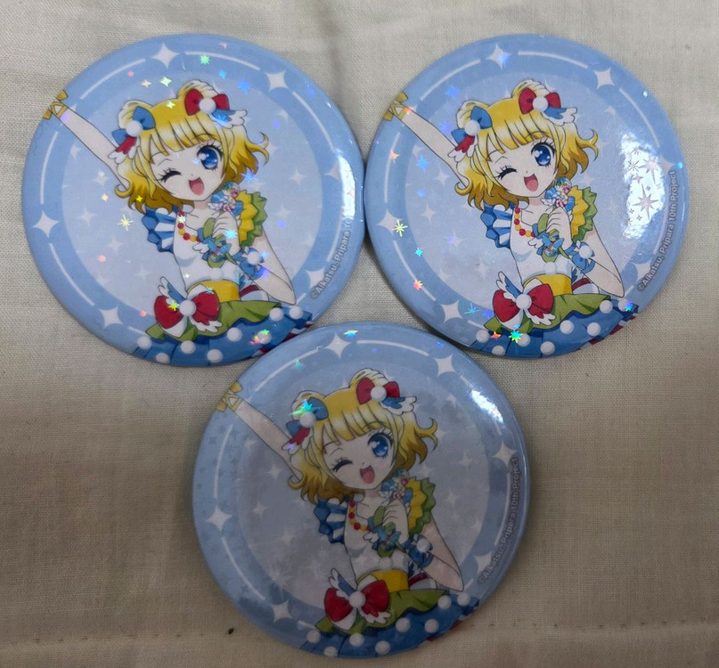 아이엠스타 프리파라 스타파라 브이스퀘어팝업 캔뱃지 판매 이미지