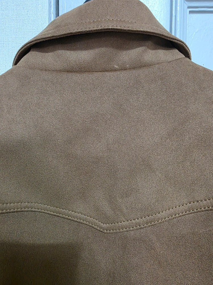 런던플랏 스웨이드 크롭 자켓 이미지