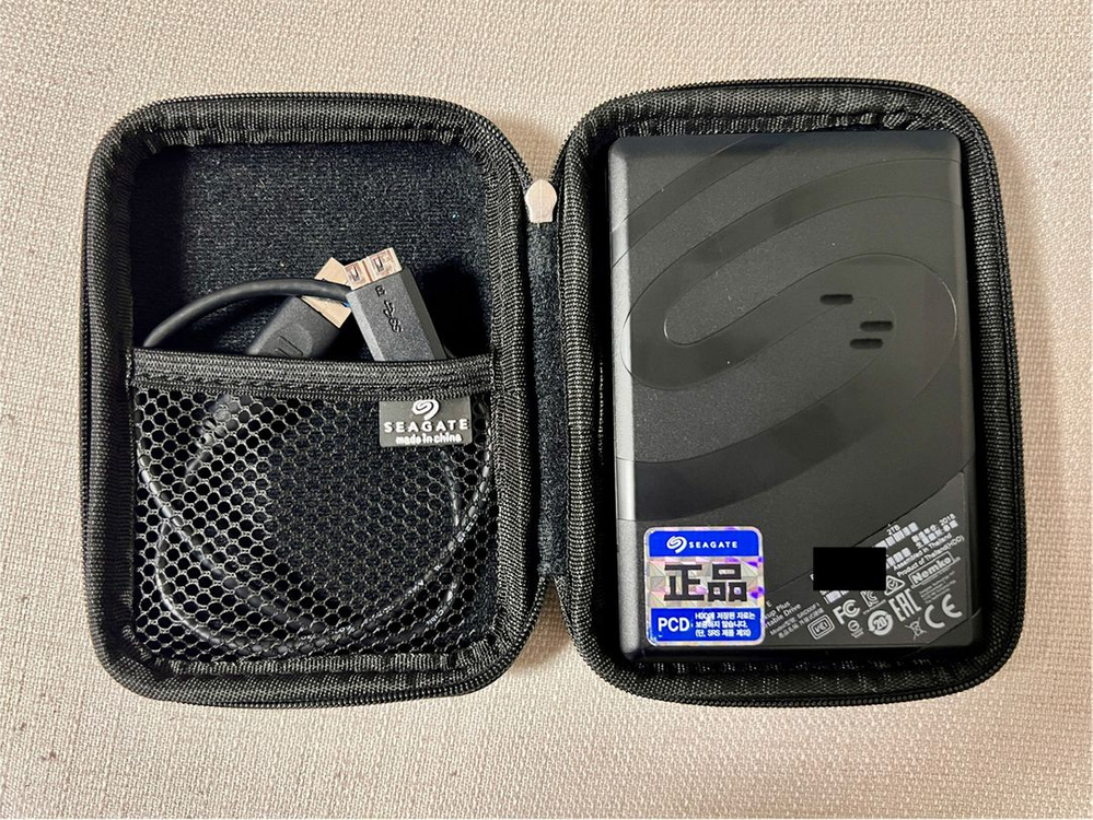 씨게이트 Backup Plus 외장하드 4TB(2tb2개) 이미지