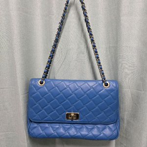 시슬리 블루 가죽 체인백 이미지