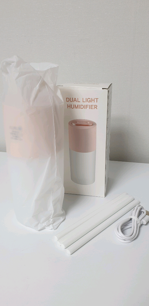 (새상품)듀얼 라이트 미니 가습기 이미지