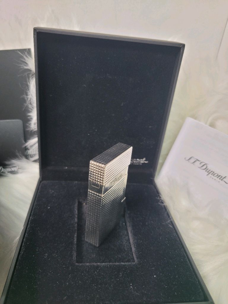 [풀세트] 듀퐁라이터 라인2 신형 ca16184 은장 쌍불 듀퐁 라이타 이미지