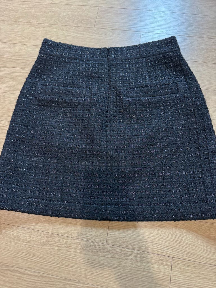 maje 마쥬 펄 트위드 버튼 스커트 이미지