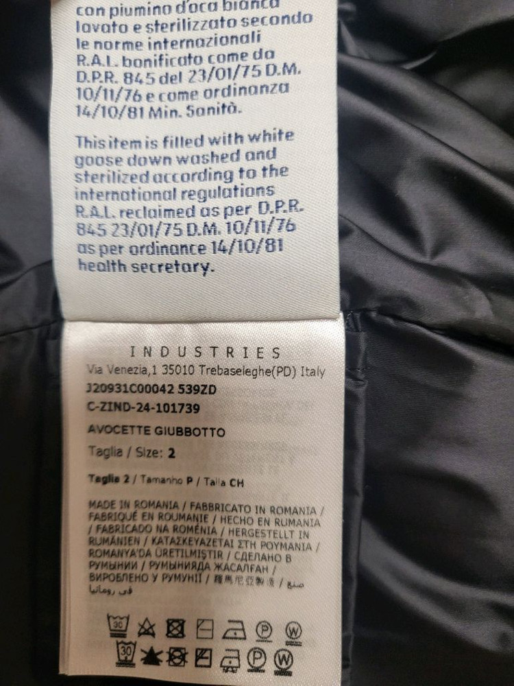 몽클레어 아보세트 아보체테 아보체 롱 패딩 새상품 이미지