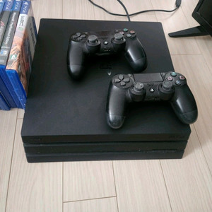 PS(플스)4 Pro 본체 + 게임 타이틀 모음 + 32인치 tv 일괄 판매 이미지