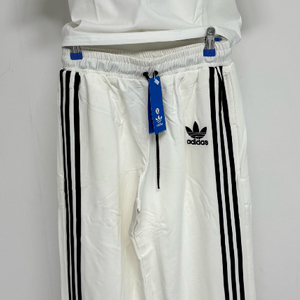 아디다스 와이드 흰색 3-스트라이프 트레이닝복 세트 L 이미지