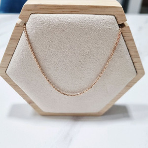 14k체인 목걸이 핑크골드 42cm 이미지