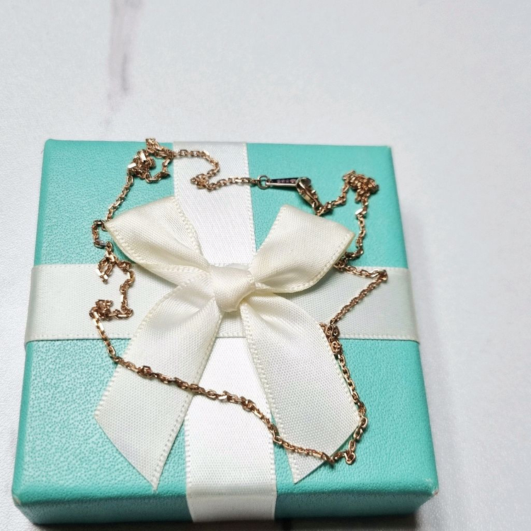 14k체인 목걸이 핑크골드 42cm 이미지