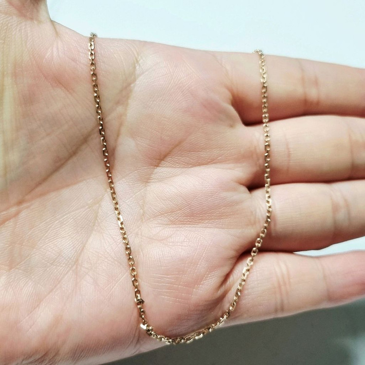 14k체인 목걸이 핑크골드 42cm 이미지