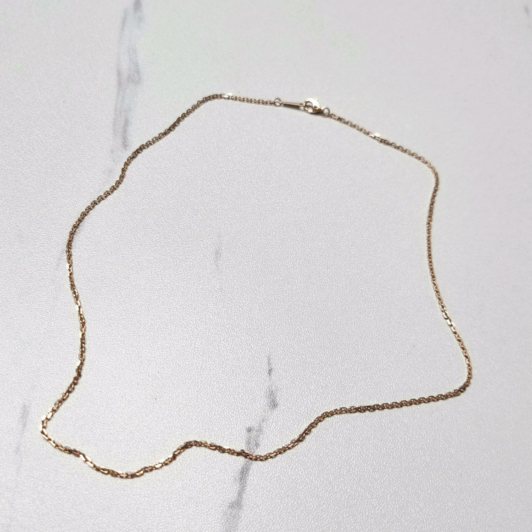 14k체인 목걸이 핑크골드 42cm 이미지