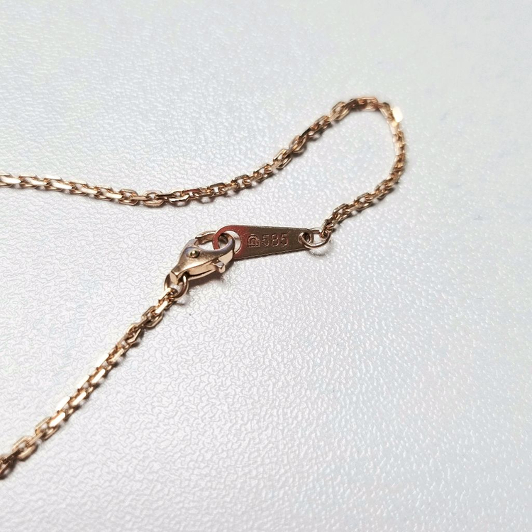 14k체인 목걸이 핑크골드 42cm 이미지