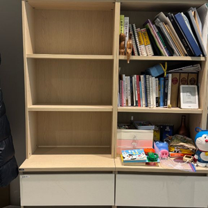 한샘 티오 서랍책장세트 6단 60cm x 215cm (책장과 서랍 분리가능) 이미지