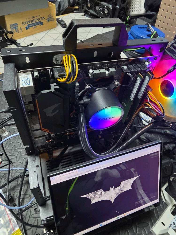 4650g 라이젠 pc 본체 + 모니터 이미지