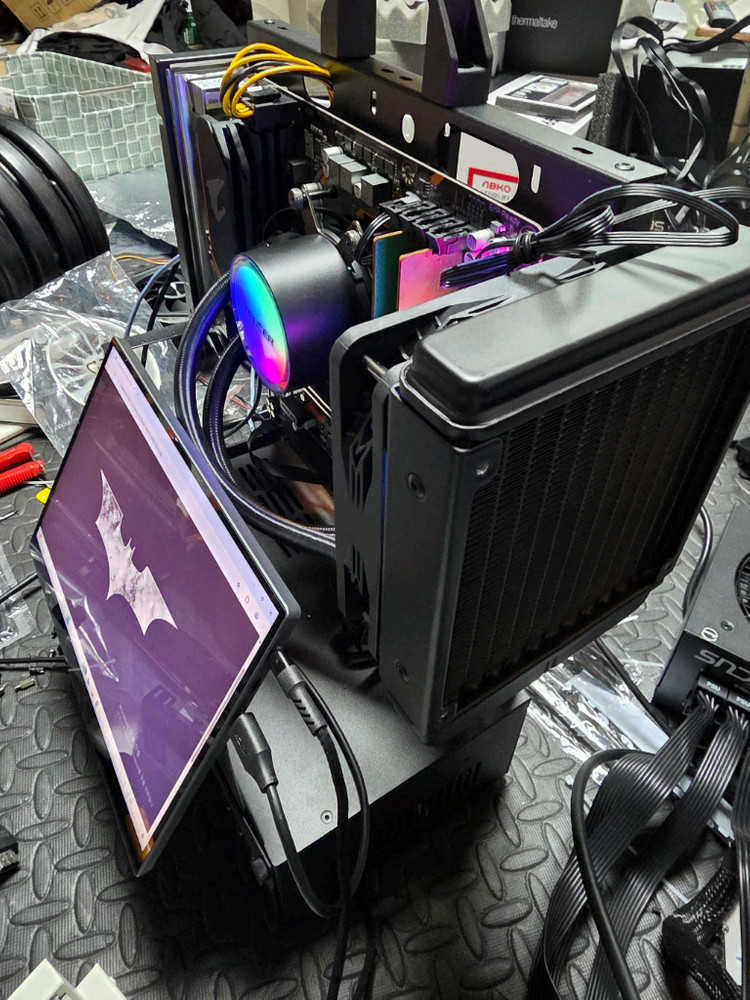 4650g 라이젠 pc 본체 + 모니터 이미지