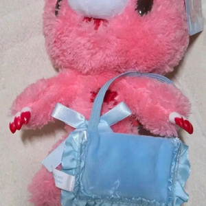 캡슐토이 누이 아이돌 인형 옷 미니 이타백 가방 뱃지 가챠 파란색 캔뱃지 이미지