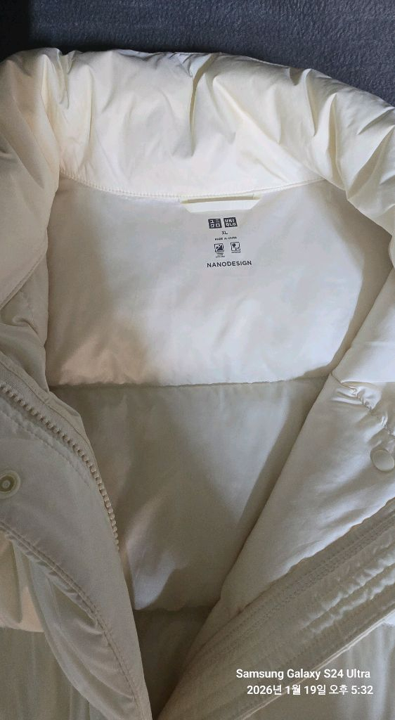 유니클로 다운패딩 여성 XL 이미지