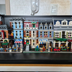 레고 모듈러 10246,10218,10243 탐정사무소,펫샵,파리레스토랑 + 장식장 이미지