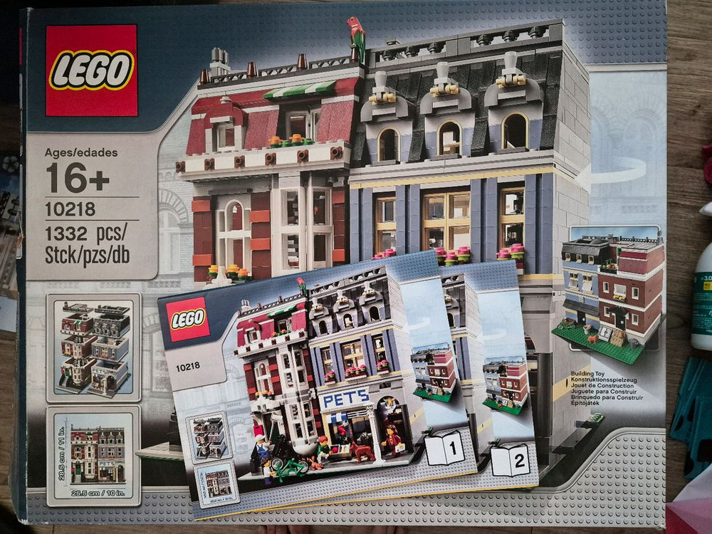 레고 모듈러 10246,10218,10243 탐정사무소,펫샵,파리레스토랑 + 장식장 이미지