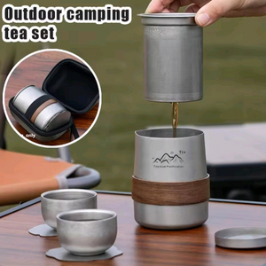 마운틴하이커 티타늄 차잔세트 - 새상품 이미지