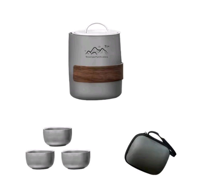 마운틴하이커 티타늄 차잔세트 - 새상품 이미지