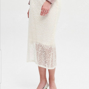 타임 아이보리 레이스 시퀸 스커트 이미지