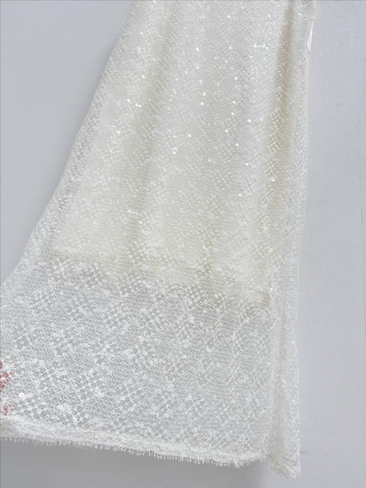 타임 아이보리 레이스 시퀸 스커트 이미지